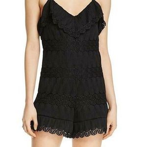 Black Lace Romper